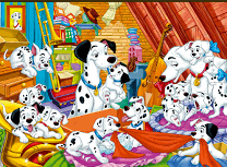 101 Dalmatieni Puzzle Mania