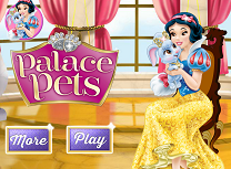 Alba ca Zapada si Animalele de la Palat