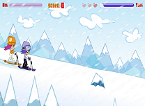 Ami si Yumi cu Snowboardul