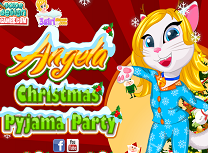 Angela Petrecere in Pijamale de Craciun