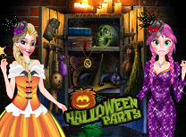 Anna si Elsa Petrecere de Halloween