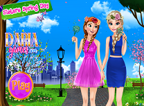 Anna si Elsa Zi de Primavara