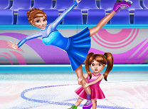 Anna si Susie la Patinaj
