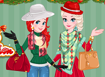 Ariel si Elsa Rivale in Moda de Iarna