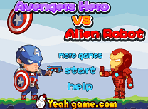 Avengers Vs Robotii Extraterestrii