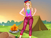 Barbie la Camping