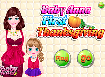 Bebelusa Anna de Ziua Recunostintei