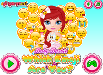 Bebelusa Barbie Afla de Emoticon Esti