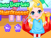 Bebelusa Barbie la Coafor