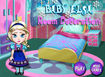 Bebelusa Elsa Decoreaza Camera