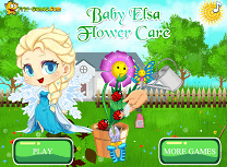 Bebelusa Elsa si Floarea ei