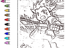 Beyblade Burst de Colorat