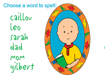 Caillou si Literele