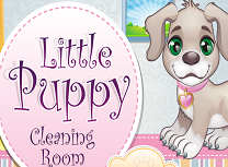 Catelusul Curatenie in Camera