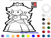 Coloreaza Printesa lui Mario