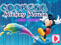 Coloreaza cu Mickey Mouse
