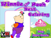 Coloreaza cu Winnie the Pooh