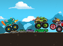 Cursa Disney cu Masini Monstru