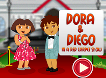 Dora si Diego pe Covorul Rosu