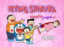 Doraemon si Shizuka Zburatoare