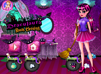 Draculaura Curatenie in Camera