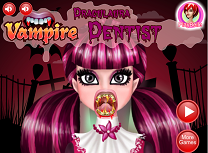 Draculaura Vampir la Dentist