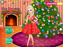 Elsa Decoreaza Pomul de Craciun