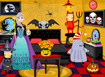 Elsa Decoreaza de Halloween