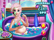 Elsa Gravida la Spa