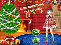 Elsa Pregateste Casa de Craciun