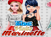 Elsa o Viziteaza pe Marinette