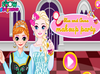 Elsa si Anna Petrecere cu Machiaj