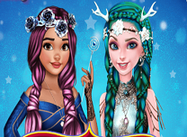 Elsa si Moana Coafuri de Poveste