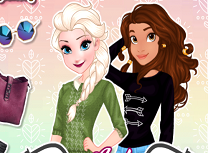 Elsa si Moana Stil de Bikeri