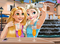 Elsa si Rapunzel Selfie