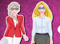 Elsa si Rapunzel Tinute de Interviu