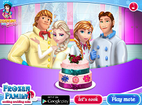 Familia Regatul de Gheata Gateste Tort