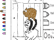 Fratii Ursi de Colorat