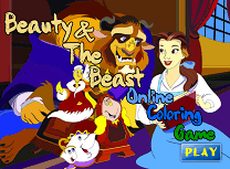 Frumoasa si Bestia de Colorat