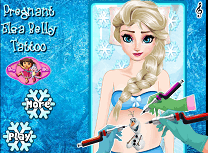 Gravida Elsa Tatuaj pe Burta