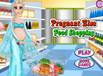 Gravida Elsa la Cumparaturi