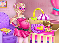 Gravida Super Barbie Decoreaza Camera