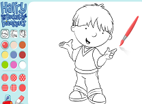 Harry si Galetusa lui Plina cu Dinozauri de Colorat