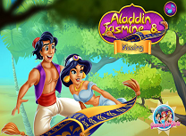 Jasmine si Aladdin Saruturi