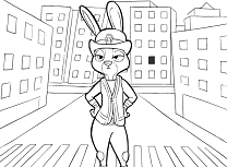 Judy Hopps de Colorat