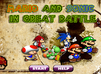 Mario si Sonic Marea Batalie