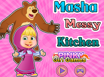 Masha Curatenie in Bucatarie