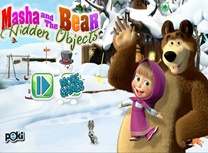Masha si Ursul Obiecte Ascunse