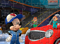 Mickey si Roadster Racers Puzzle