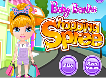 Micuta Barbie la Cumparaturi